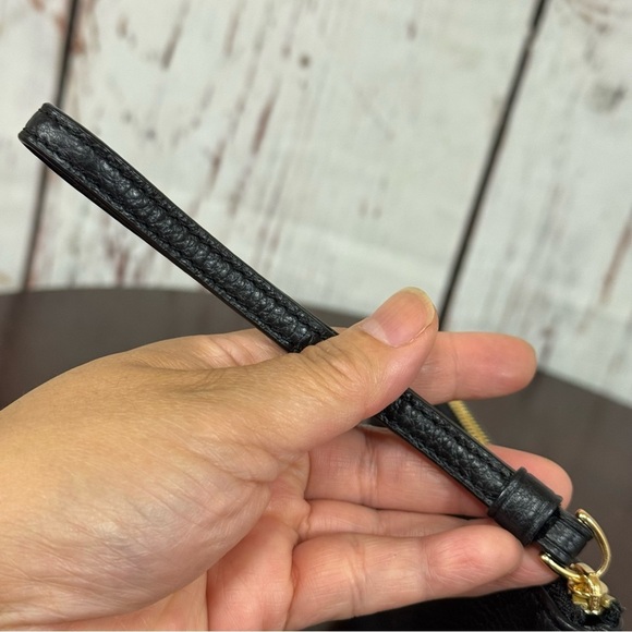 Coach “Pac-Man” “Game Over” limited edition Black Leather Wristlet - Picture 2 of 8